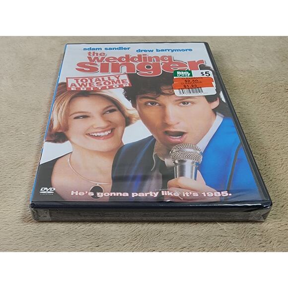 Movie The Wedding Singer DVD New Sealed Adam Sandler Drew Barrymore Dolby - Picture 5 of 13